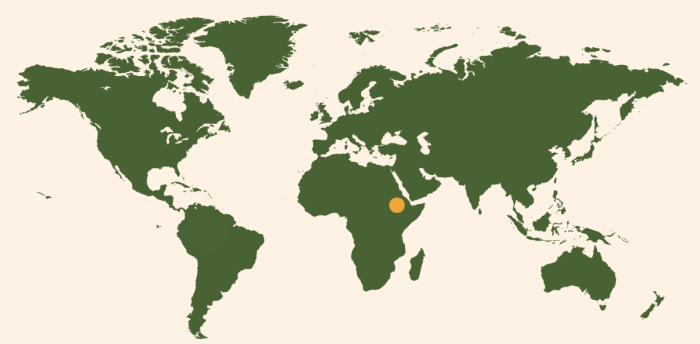 Mapa výskytu Pavián dželada