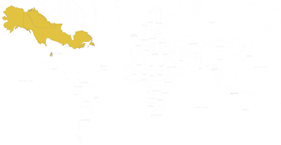 Location Rys kanadský