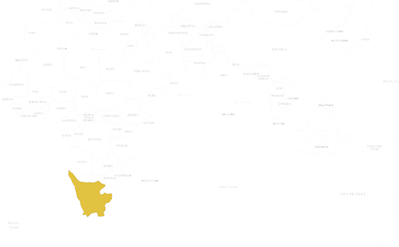 Location Surikata vlnkavá
