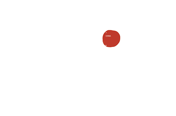 Mapa výskytu Bažant zlatý broskyňový
