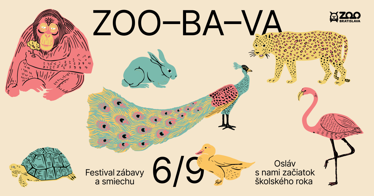 Škola sa začína, ale zábava v zoo nekončí, príďte v sobotu 6.9. na festival ZOO-BA-VA